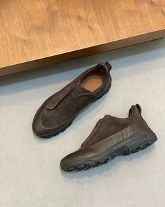 Zapatos Casuales de Lujo para Hombre, de Cuero Genuino, Versátiles, con Suela Gruesa, Ligeros, Transpirables, para Invierno, con Cordones - Product Image 2