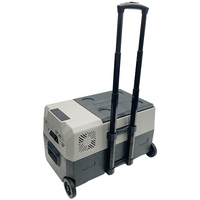 Congélateur portable 12V 24V pour l'extérieur, camping, camion, camping-car, bateau, avec roues