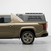 Couverture de benne de camionnette 4x4 manuelle en alliage d'aluminium XINYI pour GMC EV Ranger Tundra 2014-2021 5,5 pieds, imperméable