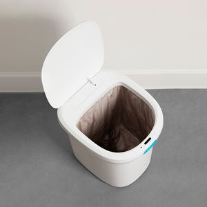 Esun-cubo de basura de plástico personalizado para el hogar, <span class=keywords><strong>papelera</strong></span> inteligente con sensor de hotel, color blanco - Product Image 3