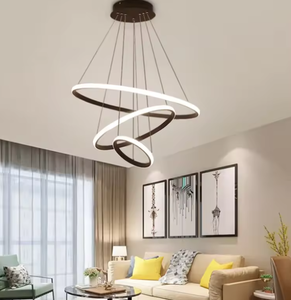 Zeal Lighting, luz colgante LED gris moderna, vidrio esmerilado redondo dorado soplado a mano para el hogar, la oficina o la sala de estar - Product Image 3