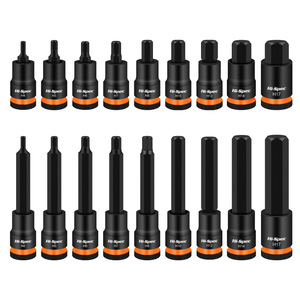 ชุดประแจบิตไฮสเปค 1/2 นิ้ว H4 H17 เมตริก โครเมียม วาเนเดียม สตีล เกรดอุตสาหกรรม เครื่องมือซ่อมแซมบ้านและรถยนต์ - Product Image 1