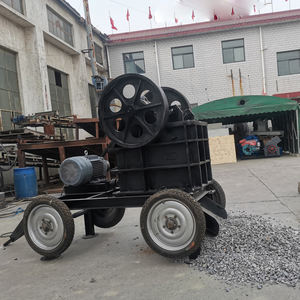 Trituradora de mandíbula tipo neumático móvil pequeña y barata, equipo de procesamiento de minerales y trituradora de mandíbula de piedra en África - Product Image 2