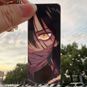 Quỷ Slayer Keychain rengoku kyoujurou sáng mắt hình chữ nhật hai mặt Acrylic Mặt dây chuyền Anime Ba lô quyến rũ - Product Image 4