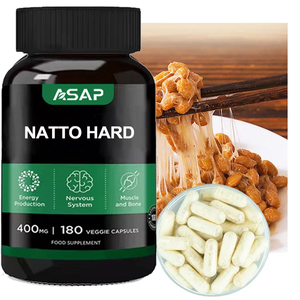 แคปซูลนัตโตไคเนสอาหารเสริมอาหารเสริมแบบแคปซูลแบบแข็ง5000นัตโตะแบบออร์แกนิกเป็นกลุ่ม - Product Image 2