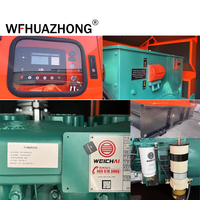Groupe électrogène diesel silencieux double 50/60Hz 120kW 150kW 160kW 180kW 200kW avec réservoir de carburant, alimenté par Weichai, AVR, alternateur Stanford