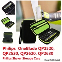 Estuche de Viaje Portátil Impermeable Personalizado de EVA para Afeitadora, Bolsa Rígida para Afeitadora Philips OneBlade con Cierre