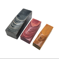 Plaques de bois pressé personnalisées en Pakkawood pour la fabrication de manches de couteaux