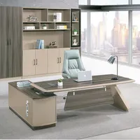 Desain Meja Kantor Modern Baru Meja Eksekutif Furnitur Meja Kantor Mewah Klasik