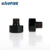 Extincteur Okefire M10 avec manomètre miniature en laiton de 19 mm, 12 bars, pompe à main à air comprimé, régulateur HPA de plongée 15g
