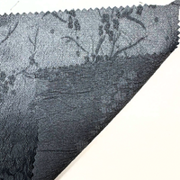 Tissu Jacquard Mat Non Brillant en Polyester et Spandex à Motifs Floraux Subtils pour Pantalons – Vente en Gros