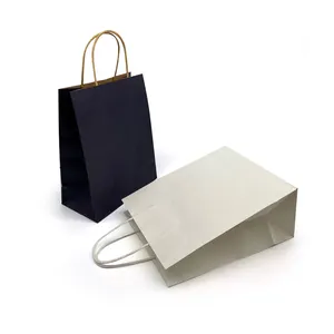 Custom shopping mall shopping bag white paper bag
