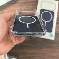 Étui de téléphone magnétique transparent en acrylique coloré antichoc JUNBO pour iPhone 18 18 Pro 17 16 15 14 13, emballage en boîte, coque de protection