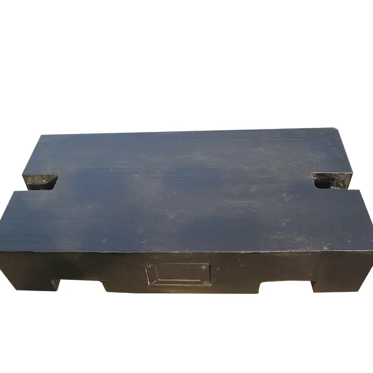 Poids standard en fonte 1000 kg poids en bloc en fonte calibration-weight-100kg