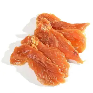 OEM de alta proteína premium fresco peito de frango natural frouxo cuidados dentários pet trata carne fresca de alta qualidade pet trata frango