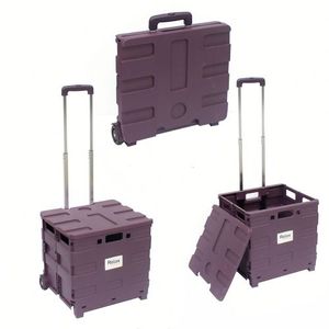 Carro utilitario plegable de plástico/carrito de compras móvil ligero con ruedas - Product Image 5