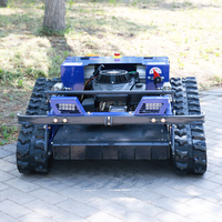 Tondeuse à gazon robotisée, coupe-herbe efficace, tondeuse à gazon télécommandée, robot tondeuse à gazon adapté aux terrains inégaux, aux fermes et aux pentes