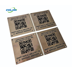 Laser Etched Sign Stainless Steel Plaque Aluminum Engrave Nameplate with Backing Adhesive - Product Image 3