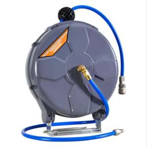 Carrete de <span class=keywords><strong>Manguera</strong></span> de Aire de Alta Presión de Material PE, Retráctil, de Enrollado Automático, de Excelente Calidad, para Montaje en Pared o de Pie - Product Image 1