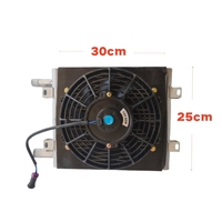 DEFU Nouveau Thermostat Électrique 24V 12V pour Camping-Car, Système de Climatisation Universel Sous Tableau de Bord pour Automobile