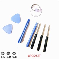 Kit d'outils de réparation pour l'ouverture de l'écran du téléphone portable, outil professionnel pour tournevis de téléphone portable, outils à ventouse pour iPhone Samsung Xiaomi