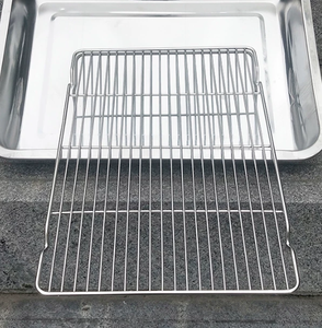 Plateau en maille pour barbecue en acier inoxydable, grille en maille de qualité alimentaire 304, résistant aux hautes températures pour barbecue, four et cuisson en extérieur - Product Image 4