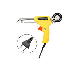 Pistola <span class=keywords><strong>de</strong></span> <span class=keywords><strong>soldar</strong></span> eléctrica <span class=keywords><strong>de</strong></span> estaño, 220V, 60W, enchufe europeo, envío automático, herramienta <span class=keywords><strong>de</strong></span> soldadura <span class=keywords><strong>de</strong></span> mano con <span class=keywords><strong>pinzas</strong></span> <span class=keywords><strong>de</strong></span> ventosa para soldadura - Product Image 3