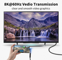Adaptateur à angle droit USB C 100W Adaptateur USB C 40Gbps Support 8K 60Hz Affichage vidéo pour Thunderbolt 4 USB 4 HUB Docking Tablet