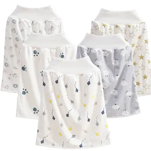 De gros bébé lavable couches shell-Pantalons en coton respirant pour tout-petits, jupe-culotte imperméable, pour bébés, garçons et filles