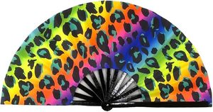 FAREA Abanicos Plegables de Tela con Varillas de Bambú, Negros y Rojos, 33cm, Grandes, con Diseño Patriótico y Arte Folclórico Tallado, Ecológicos, Naturales y Hechos a Mano - Product Image 4