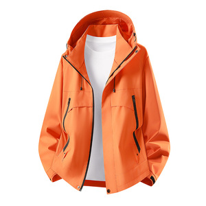 Jaket Hoodie Olahraga Luar Ruangan Pria Wanita Musim Semi 2026, Mantel Hiking Anti Angin Unisex - Product Image 2