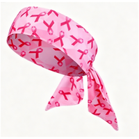 Nouveau Bandeau Rose de Sensibilisation à la Santé Mammaire pour Femmes, Cadeau Promotionnel Caritatif, pour le Sport, le Yoga et comme Ruban Décoratif
