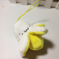 Vente en gros personnalisé belle banane fruits plantes en peluche porte-clés jouets mignon nourriture porte-clés sac à main pendentif à breloque cadeau pour les femmes