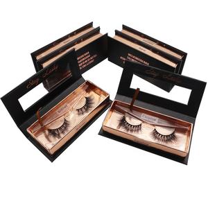 2025 meilleure vente à la main 100% fourrure de vison pleine bande <span class=keywords><strong>cils</strong></span> étanche en gros <span class=keywords><strong>faux</strong></span> <span class=keywords><strong>cils</strong></span> emballage privé épais - Product Image 2
