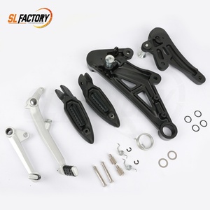 Soporte de Reposapiés de Aluminio Negro para <span class=keywords><strong>Ducati</strong></span> Diavel Carbon 12-17 1200 FL 2018 1200/1200 FL 2018 <span class=keywords><strong>Diesel</strong></span> 2017 - Product Image 4