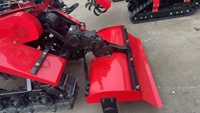 Tracteur miniature à chenilles pour rizières de 25 ch et 35 ch avec cultivateur