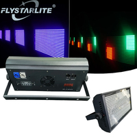 FLYSTARLITE Lumière stroboscopique à LED RGB à 112 segments 120W, activée par le son, contrôle DMX512 pour discothèques