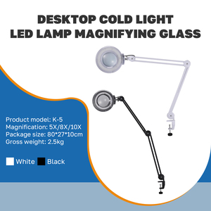 Support pliant Led <span class=keywords><strong>Loupe</strong></span> Grossissante <span class=keywords><strong>Loupe</strong></span> Lampe <span class=keywords><strong>Loupe</strong></span> de Bureau <span class=keywords><strong>Avec</strong></span> Objectif Professionnel Pour Salon - Product Image 3