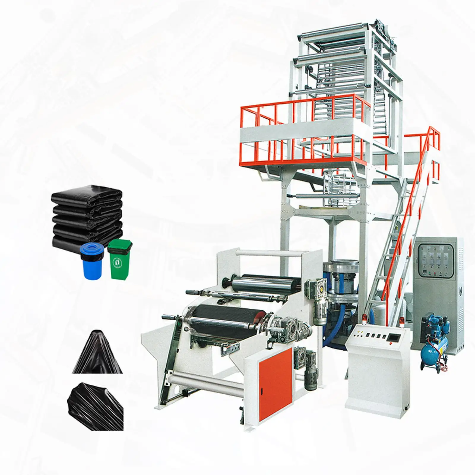 Máquina de soplado de película, maquinaria de película soplada HDPE/LDPE/PE