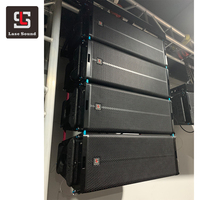 Enceintes Line Array actives LASE LA-5 à double haut-parleur de 10 pouces, 800W+800W, 65Hz-20KHz, système audio professionnel pour extérieur