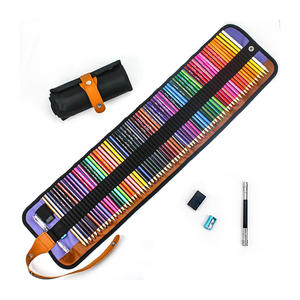 Trousse à crayons portable en toile enroulable personnalisée, très vendue, pour rangement de fournitures de papeterie et outils de dessin artistique - Product Image 2