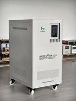 Régulateur de tension automatique 380V AVR 20kVA Triphasé Affichage LCD Haute Efficacité Stabilisateur en Cuivre 50/60Hz