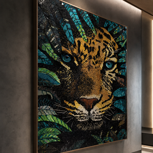 Mosaïque murale en verre de Marseille - Style européen écologique résistant à l'eau pour la décoration intérieure de la chambre, du salon et de l'hôtel - Product Image 2