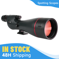 Télescope longue portée étanche 25-75x100 BAK4 à prisme Porro, verre optique multi-couches, pour l'observation des oiseaux, la chasse et les observations panoramiques