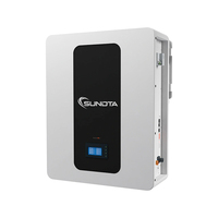 Sistem Penyimpanan Energi Rumah Tenaga Surya Sundta EU Warehouse 48V/51.2V Baterai Lithium Ion LiFePO4 10kWh Kapasitas 200Ah Terpasang di Dinding