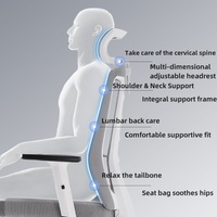 Fauteuil de bureau ergonomique pivotant et inclinable en tissu maillé, confortable et moderne, idéal pour le travail sur ordinateur – Vente en gros