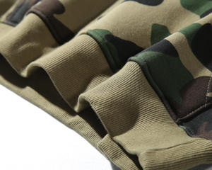 Green Woodland Solid Color Streetwear Hip Hop Outdoor Unisex Heavyweight <b>Warm</b> <b>Fleece</b> 100% Cotton Winter Custom Print Pullover - Product Image 5