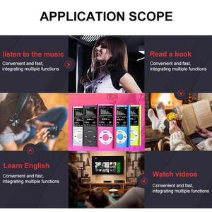Venta al por mayor de moda portátil de 1,8 pulgadas TFT pantalla de película MP3 MP4 Player Mini Walkman Radio FM con auriculares - Product Image 6