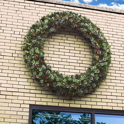 Home Christmas Wreath Led Indoor And Outdoor Waterproof Customizable Christmas Decoration Led Garlands