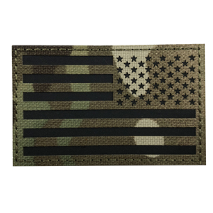 Écusson réfléchissant Multicam Écusson réfléchissant découpé au laser Écusson crochet et boucle - Product Image 1